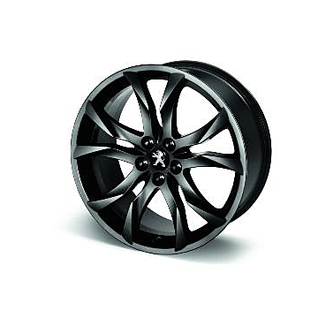 Peugeot alloy wheel Sortilege 19" 5-holes Mat Black Onyx