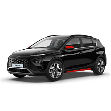 Hyundai Bayon mirror caps red