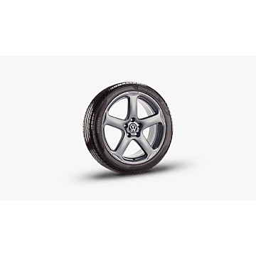 Volkswagen lichtmetalen velg Karthoum, 8J x 18, Titanium