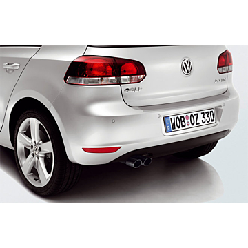 Volkswagen Golf 6 achterbumpersierlijst transparant