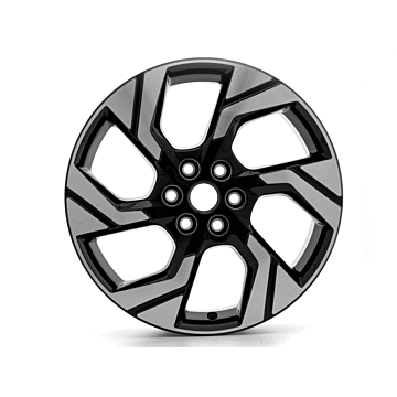 Ford Transit Custom (09/2023 - ..) lichtmetalen velg 19" 6-spaaks design, Ebony Black
