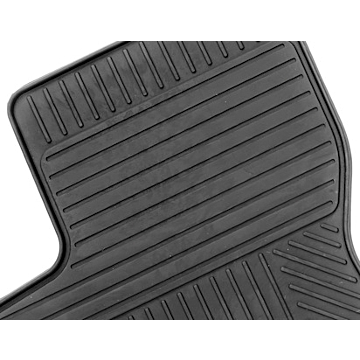 Ford Grand C-MAX (11/2010 - 09/2018) floor mats, all-weather rear, black