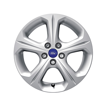 Ford lichtmetalen velg 17" 5-spaaks design, Mystique Silver