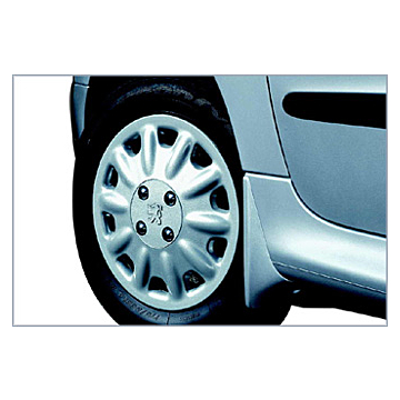 Peugeot 206 spatlappen design achter niet voor sport achterbumper