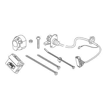 Opel electrisch installatiepakket voor trekhaak 7-polige stekker