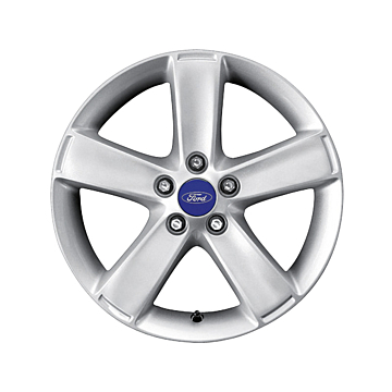 Ford lichtmetalen velg 17" 5-spaaks design, zilver