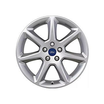 Ford C-MAX (11/2010 - 09/2018) / Focus (01/2011 - 03/2018) lichtmetalen velg 18" 7-spaaks design, silver