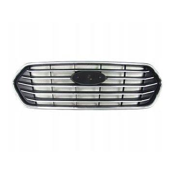 Ford Transit Custom (03/2018 - 09/2023) grille zwart (chrome kader)