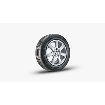 Volkswagen lichtmetalen velg Tangis, 6,5J x 15", zilver