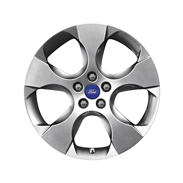 Ford Galaxy / S-MAX (04/2006 - 04/2015) lichtmetalen velg 18" 5-spaaks design, Mystique silver