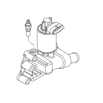 Opel Corsa B / Tigra A EGR-klep