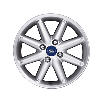 Ford Fusion (2002 - 2012) lichtmetalen velg 16" 8-spaaks design, zilver