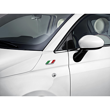 Fiat 500/500c badge Italiaanse vlag