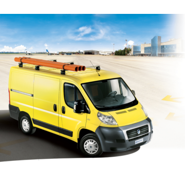 Fiat Ducato 2014 - .. dakdragers aluminium (3 stuks)