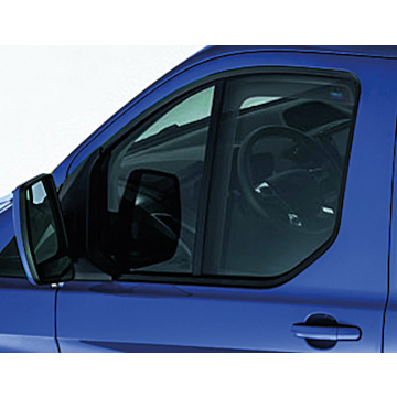 Ford Tourneo Custom / Transit Custom (08/2012 - 09/2023) windgeleiders, zijruit voor vensters voordeuren, lichtgrijs