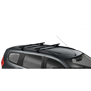 Dacia Lodgy dakdragers voor op langsdragers