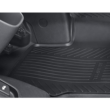 Ford Transit (01/2014 - ..) / Transit Custom (08/2012 - 09/2023) vloermatten all-weather voor, zwart