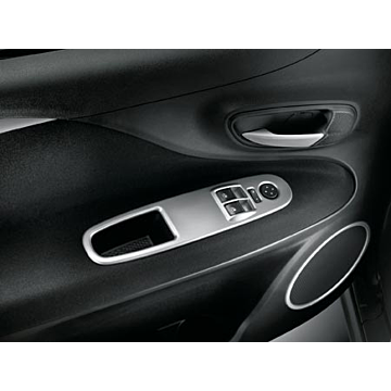 Fiat Grande Punto sierpaneel portier comfortline zilver grijs 2 schakelaars
