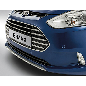 Ford B-MAX (2012 - 2018) skid plate voorbumper zilver
