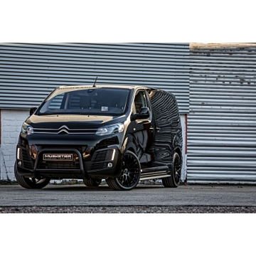 Musketier Citroën Jumpy / Peugeot Expert / Toyota ProAce 2016 - .. rvs-bullbar zwart Ø60 mm met EG-goedkeuring