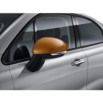 Fiat 500X spiegelkappen oranje