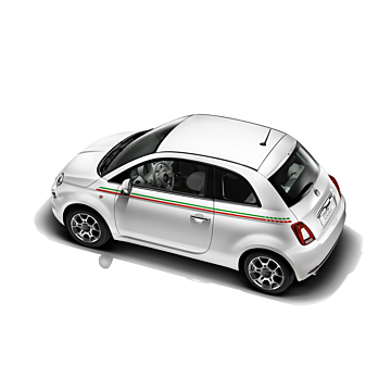 Fiat 500/500c Italië stickerset