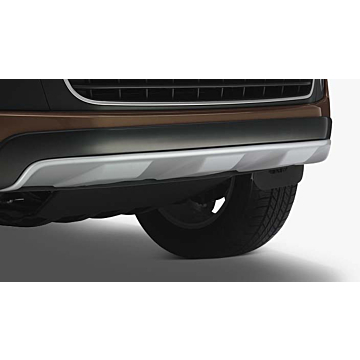 Volkswagen Amarok voorbumperplaat in zwart/zilver zonder parkeersensoren