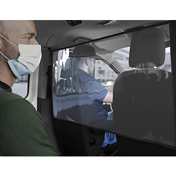 Ford Transit (01/2014 - ..) flexibele scheidingswand beschermingswand, transparant