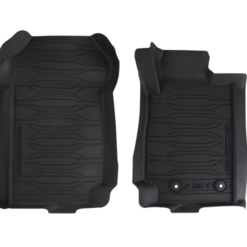 Ford Ranger (11/2011 - 11/2022) vloermatten, all-weather voor en achter, zwart, (dubbele cabine) RHD