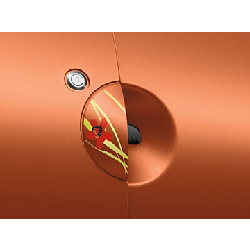 Renault Twingo 2007 - 2014 door handle sticker poppy