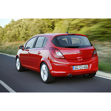 Opel Corsa D 5-drs achterlichten donker