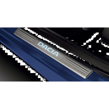 Dacia Sandero (2012 - 2021) instaplijsten verlicht