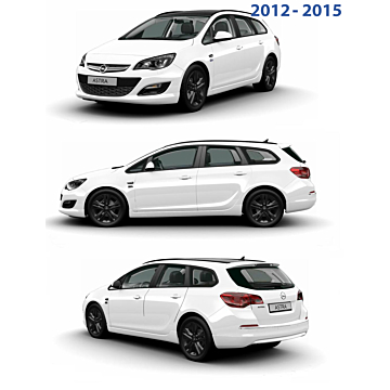 Opel Astra J Sports Tourer OPC-line pakket van 2012 tot 2015 met sport uitlaat