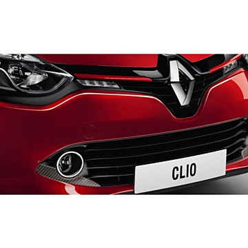 Renault Clio (2012 - 2019) mistlamp sierlijsten carbon-look
