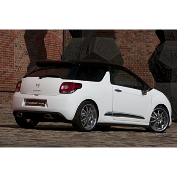 Musketier Citroën DS3 duplex rvs einddemper 1x114x86 mm