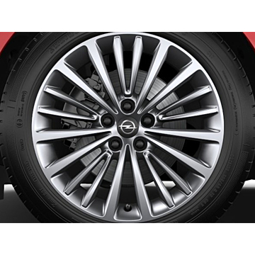 Opel Astra K velg 17" Dark Grey