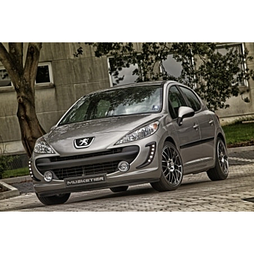 Musketier Peugeot 207 LED dagrijverlichting zwart met bochtverlichting
