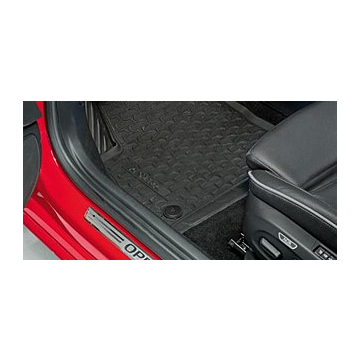 Opel Astra K vloermatten rubber zwart