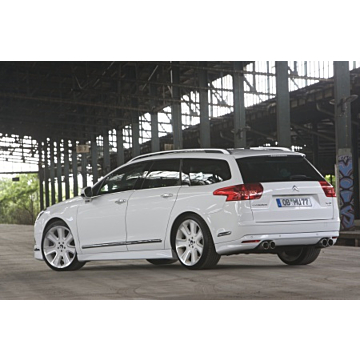 Musketier Citroën C5 Tourer 2008 - ... duplex rvs einddemper 2xØ90 mm + achterbumperspoiler