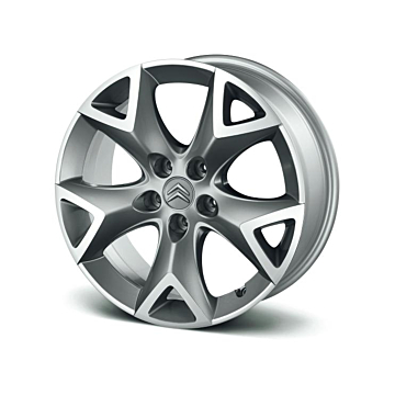 Citroën lichtmetalen velg Persique 17" 5-gaats donkergrijs