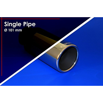 Musketier Citroën C3 2002 - 2010 sporteinddemper 1xØ101 mm