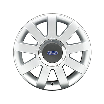 Ford Fusion (2002 - 2012) lichtmetalen velg 15" 9-spaaks design, zilver
