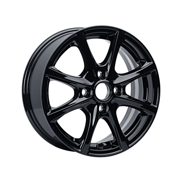 Ford Fiesta (07/2017 - 2023) lichtmetalen velg 15" 8-spaaks design, Absolute Black