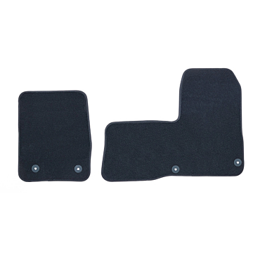 Ford Transit Custom (01/2015 - 09/2023) vloermatten, premium velours voor, zwart