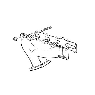 Opel exhaust manifold