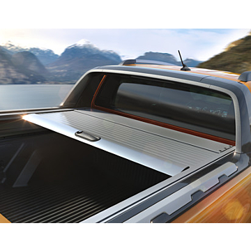 Ford Ranger (2012 - 11/2022) roll-up tonneau cover silver, manually operated