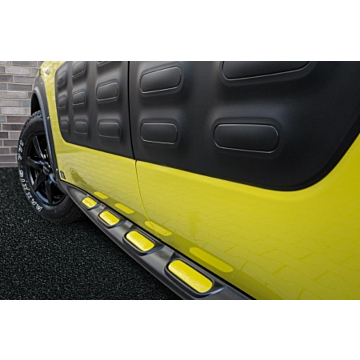 Musketier Citroën C4 Cactus carrosserie-voordeelpakket zwart wielkastverbreders & side skirts
