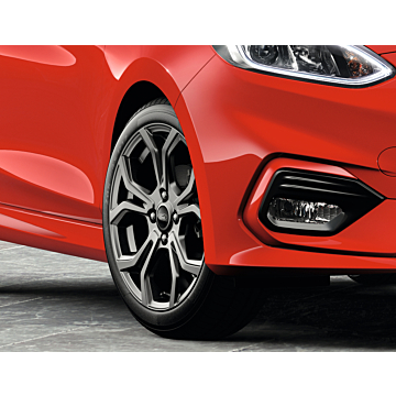 Ford Fiesta (07/2017 - 2023) lichtmetalen velg 17" 5 X 2-spaaks Y design, RADO GREY