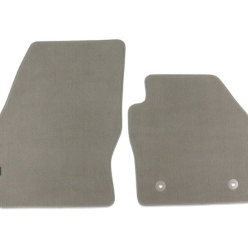 Ford C-MAX (11/2010 - 11/2014) vloermatten velour voorzijde, grijs, met grijs Nukub randen
