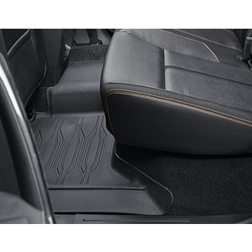 Ford Ranger (11/2011 - 11/2022) vloermatten all-weather, voor en achter, Ranger-logo (dubbele cabine)